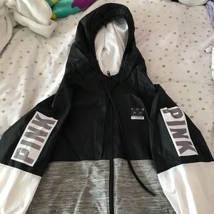Victoria Secret windbreaker zip up hoodie